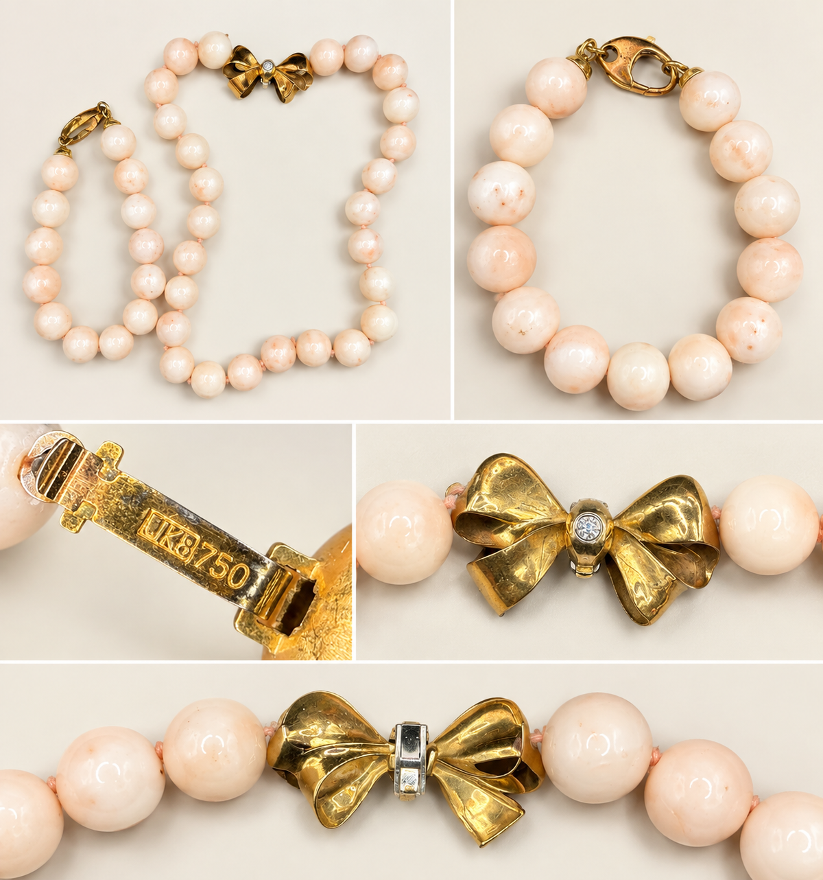 Vintage Korallen-Schmuckset